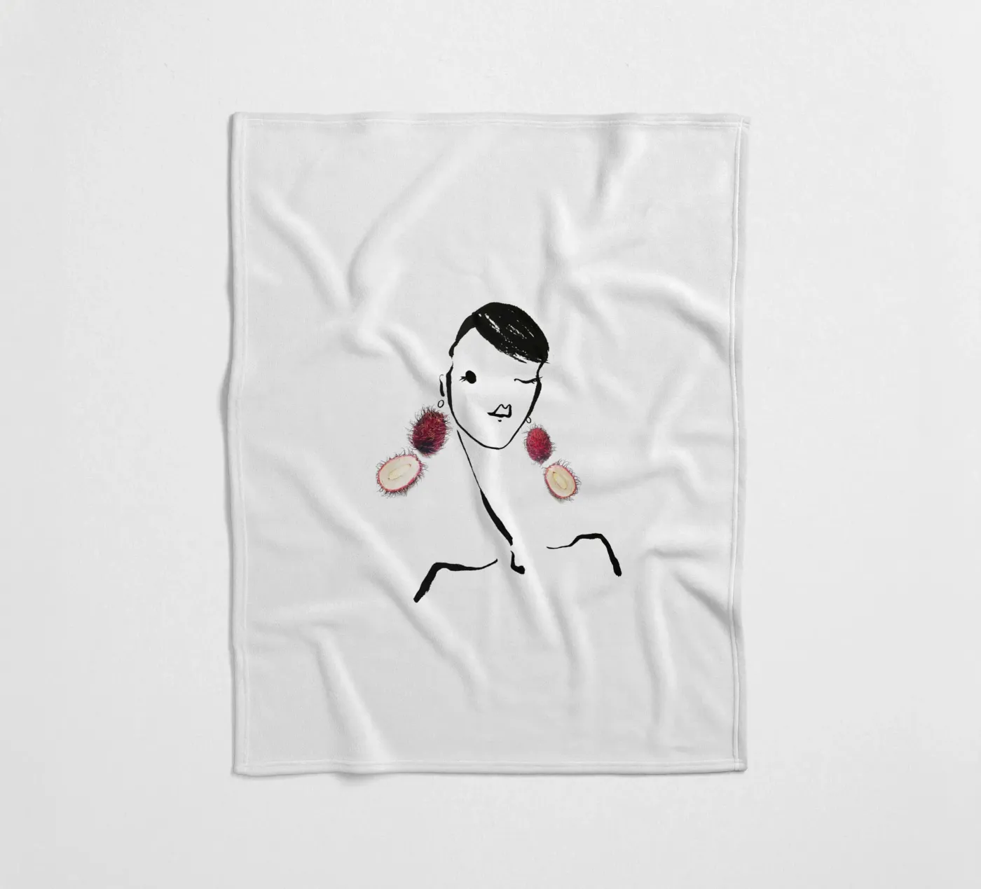 Lychee Fleecedecke von Gretchen Roehrs