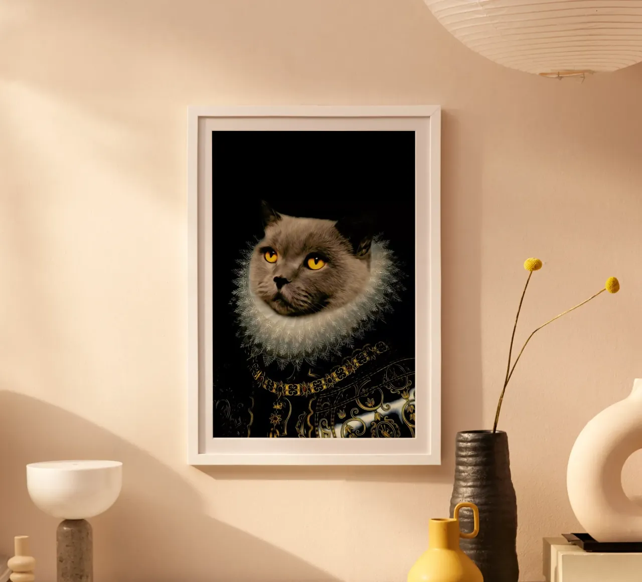 Golden Eyes poster con telaio in plastica da Tein Lucasson