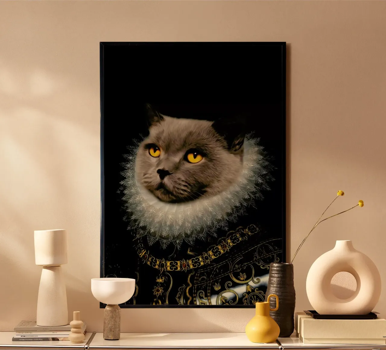 Golden Eyes poster con telaio in plastica da Tein Lucasson