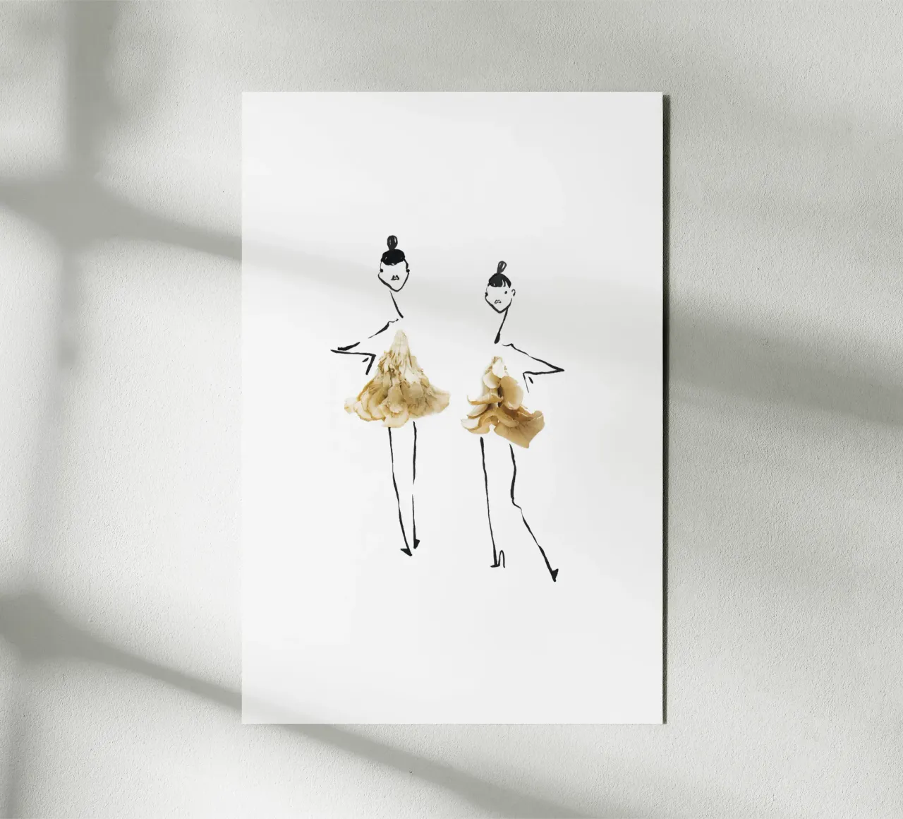 Maitake Duo alluminio dibond da Gretchen Roehrs