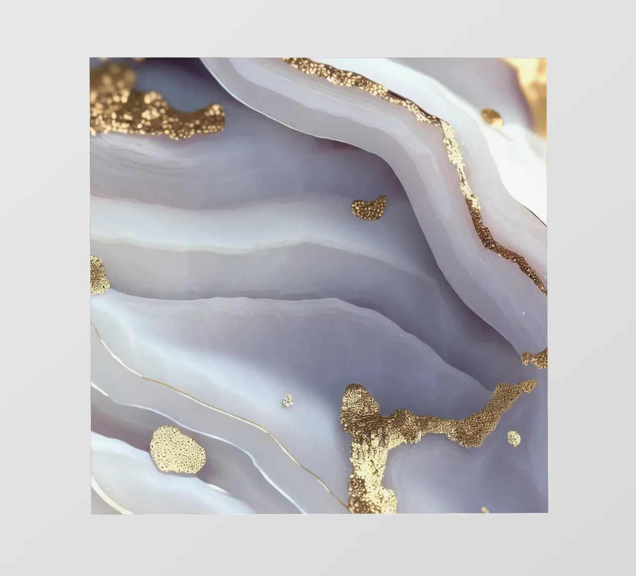 Texture agata bianca e oro pellicola backlit da Gemstone Textures