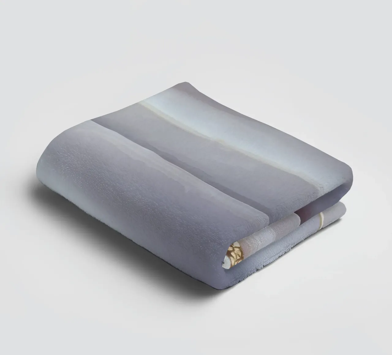 White & Gold Agate Texture towel by Gemstone Textures