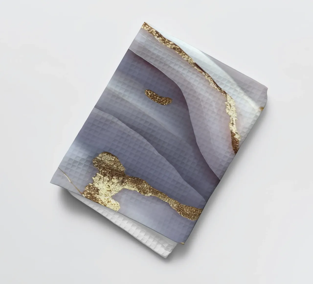 Texture Agate blanche et or torchon de Gemstone Textures