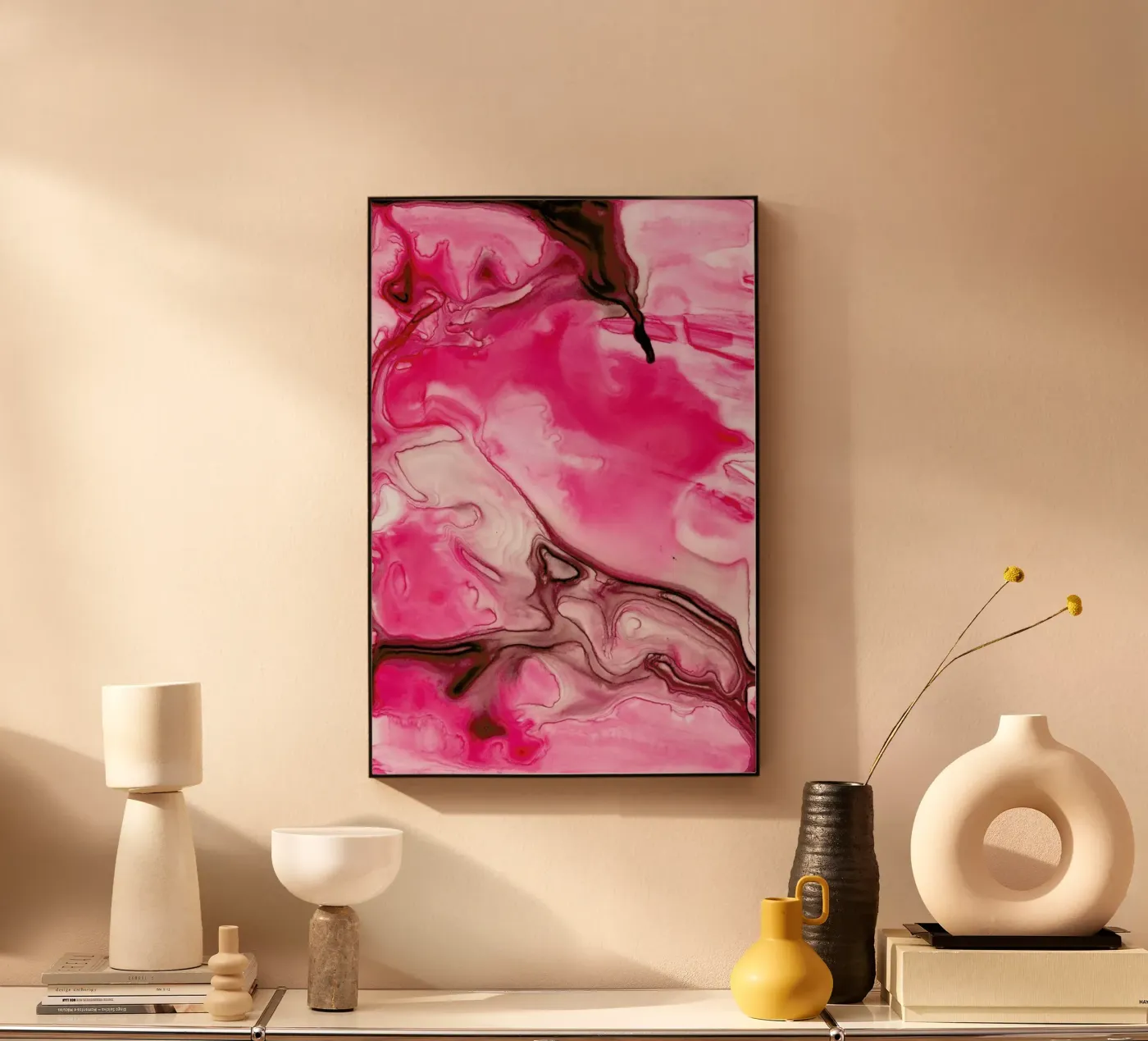 Bloom 02 acryl van Froilein Juno