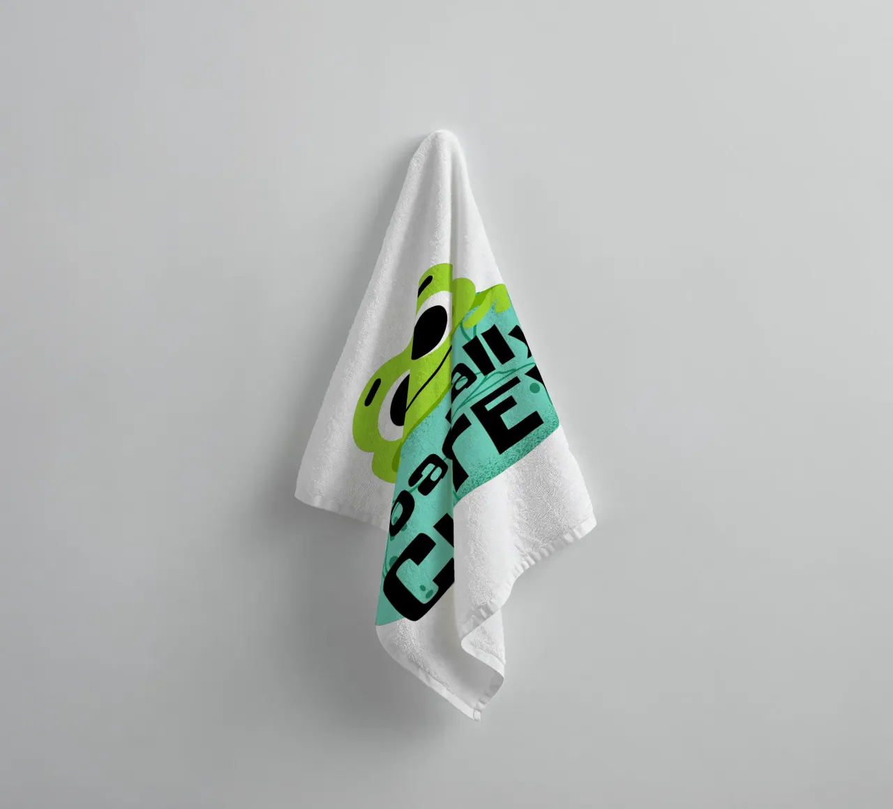 mignon comme un crapaud serviette de bain de khoailang