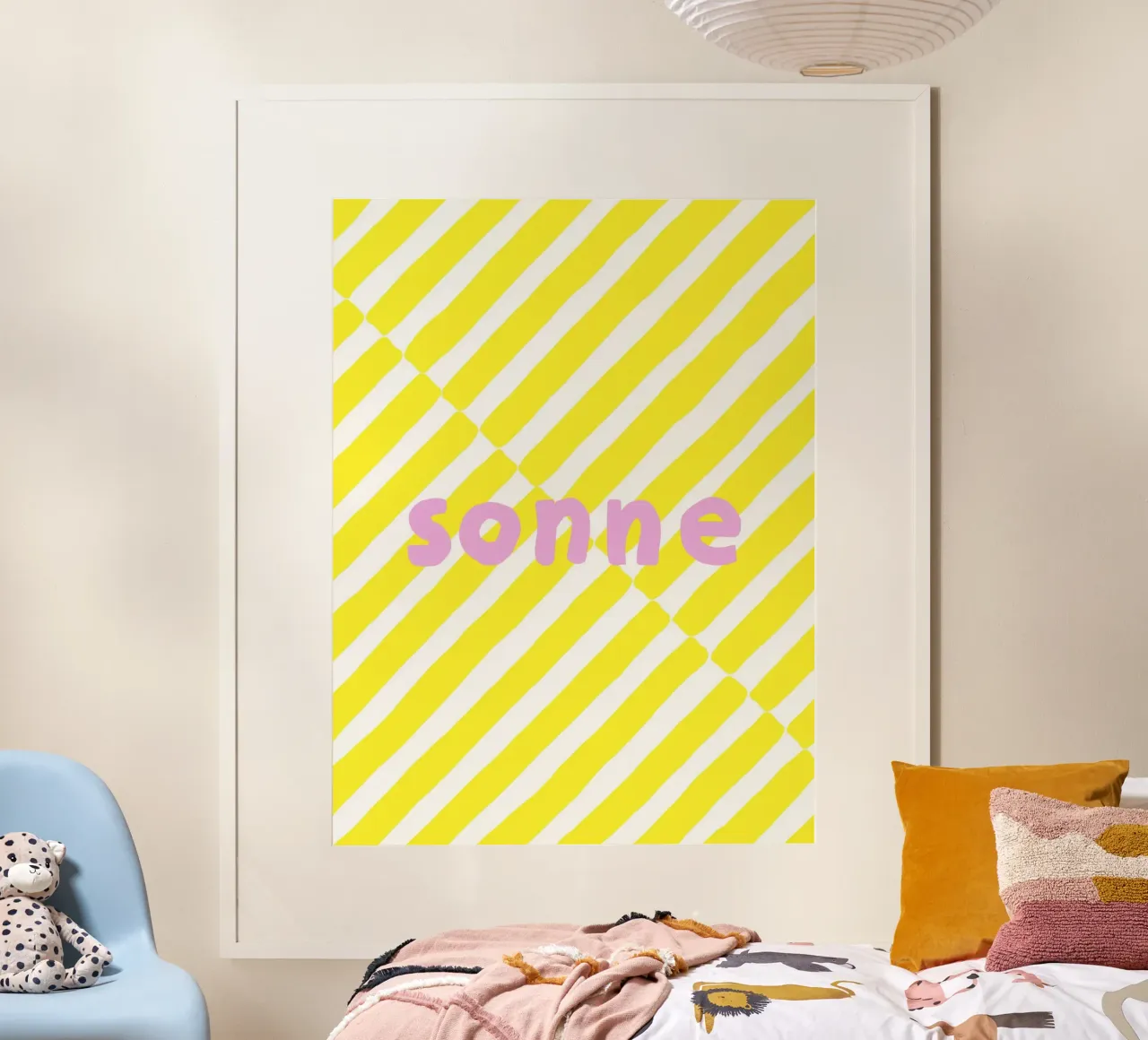 Sole poster con telaio in alluminio da All Colours