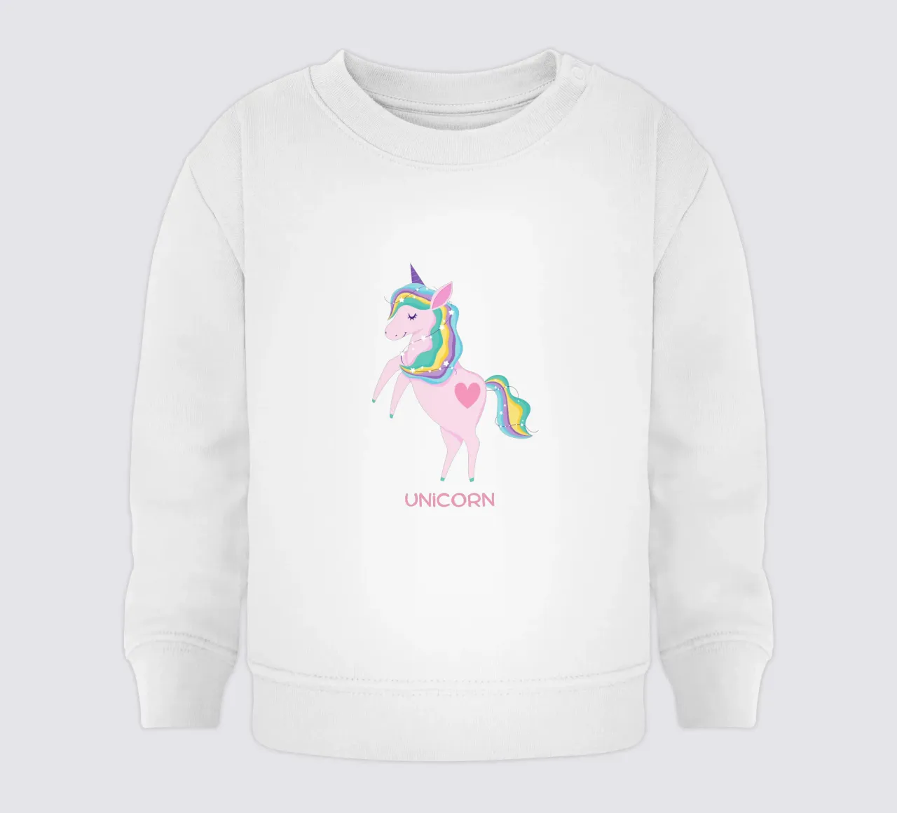 unicorn felpa neonato da khoailang