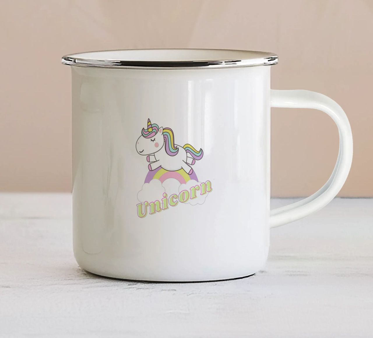 unicorn tazza in smalto da khoailang