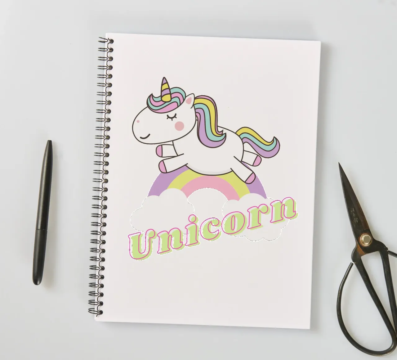 licorne carnet à spirale de khoailang