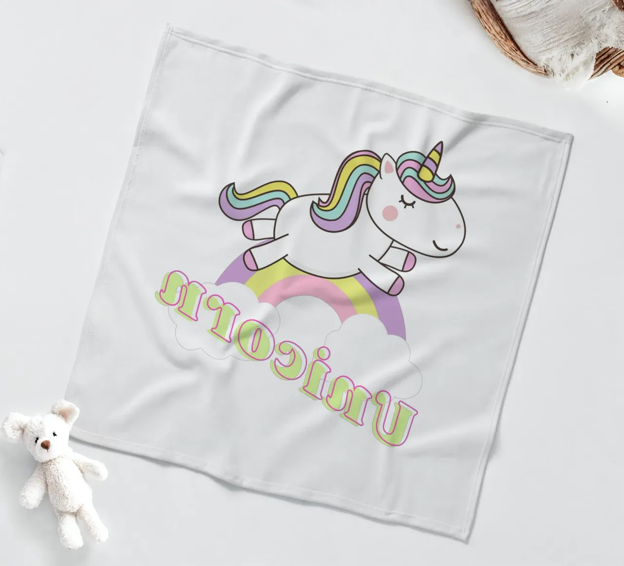 unicorn coperta in pile da khoailang