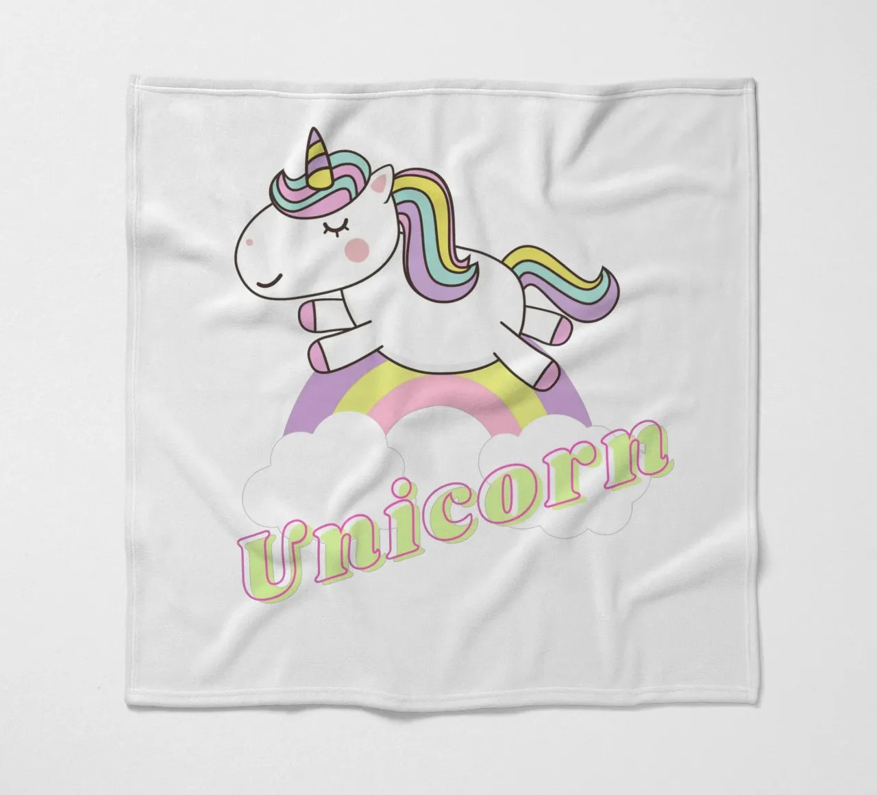 unicorn coperta in pile da khoailang