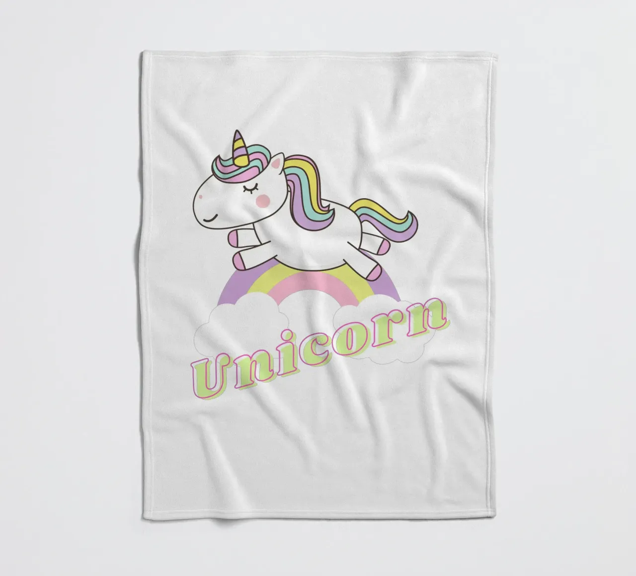 unicorn coperta in pile da khoailang