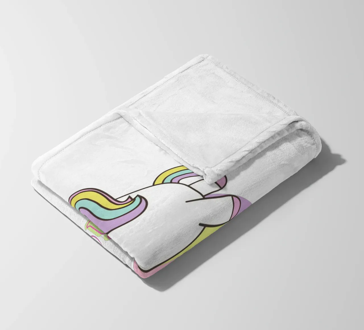 unicorn coperta in pile da khoailang