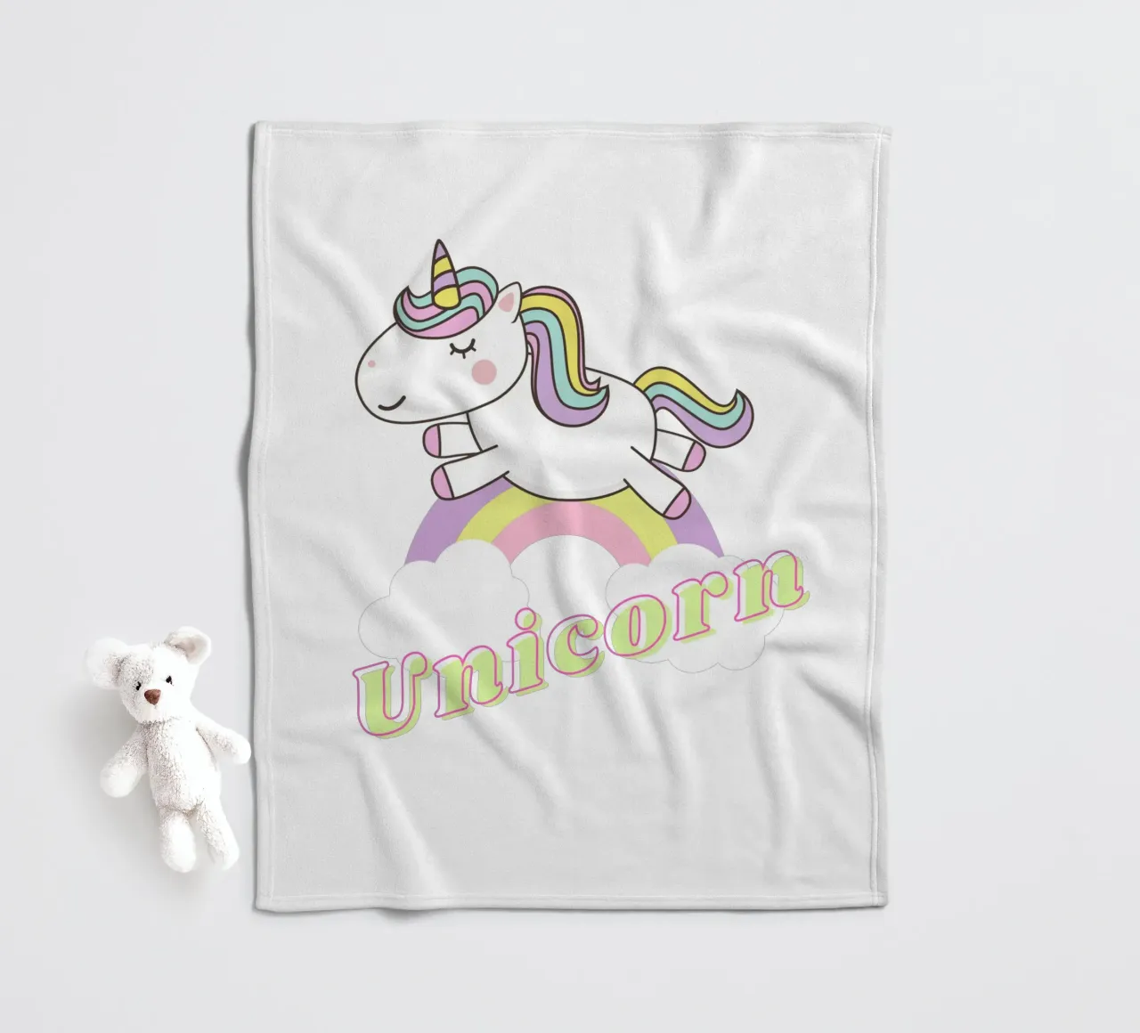 unicorn coperta in pile da khoailang