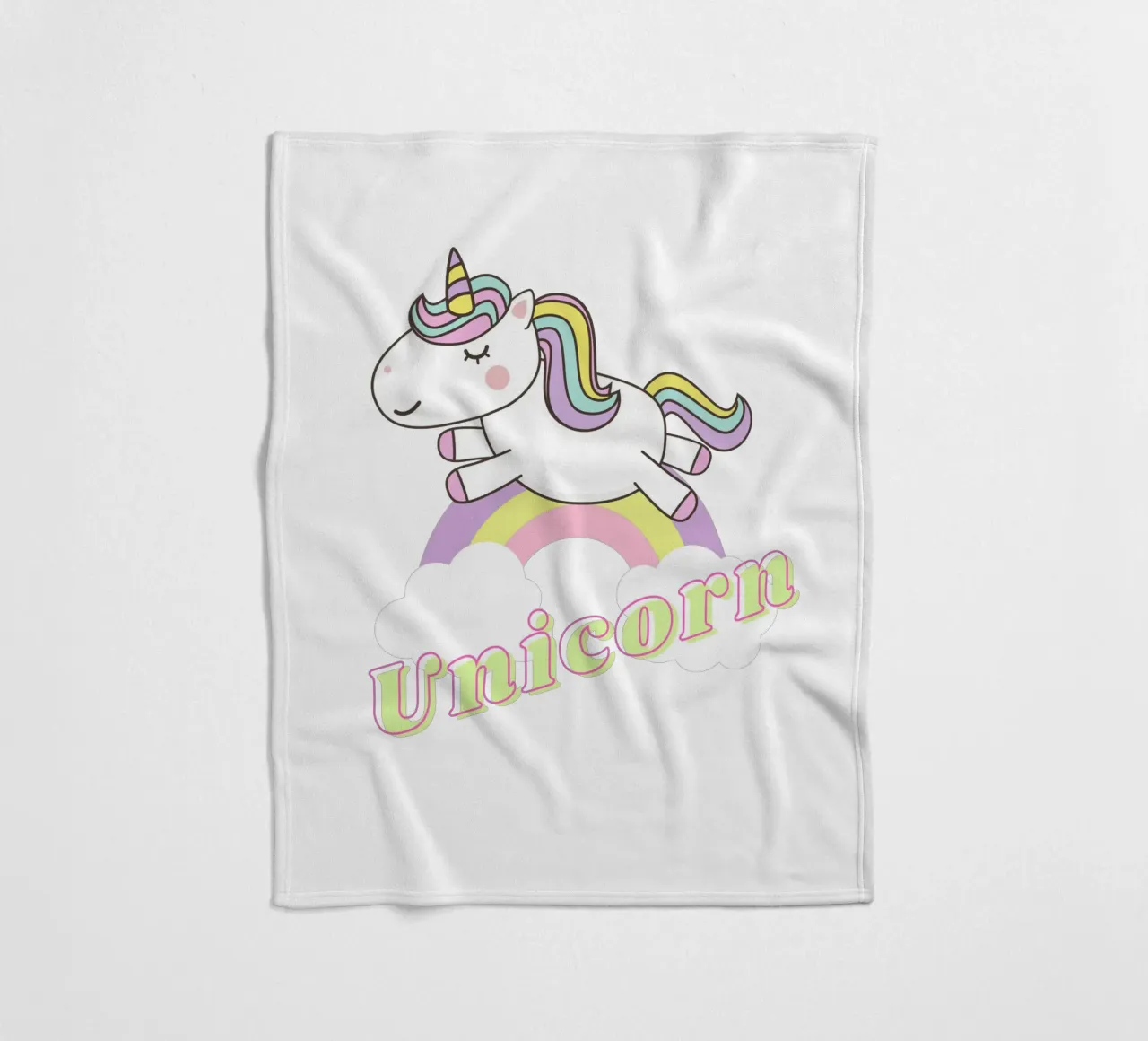 unicorn coperta in pile da khoailang
