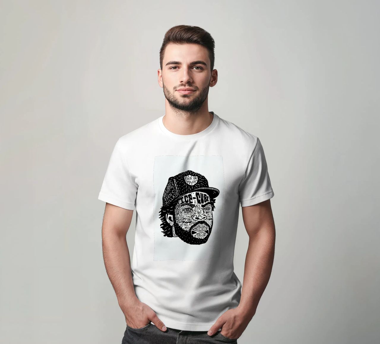 Ice Cube T-Shirt von Nick Cocozza