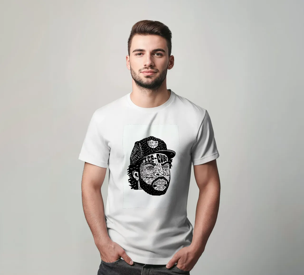 Ice Cube t-shirt da Nick Cocozza