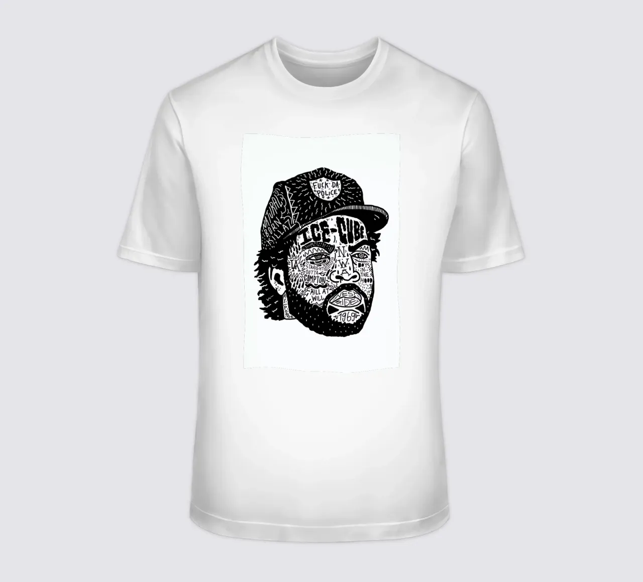 Ice Cube t-shirt da Nick Cocozza