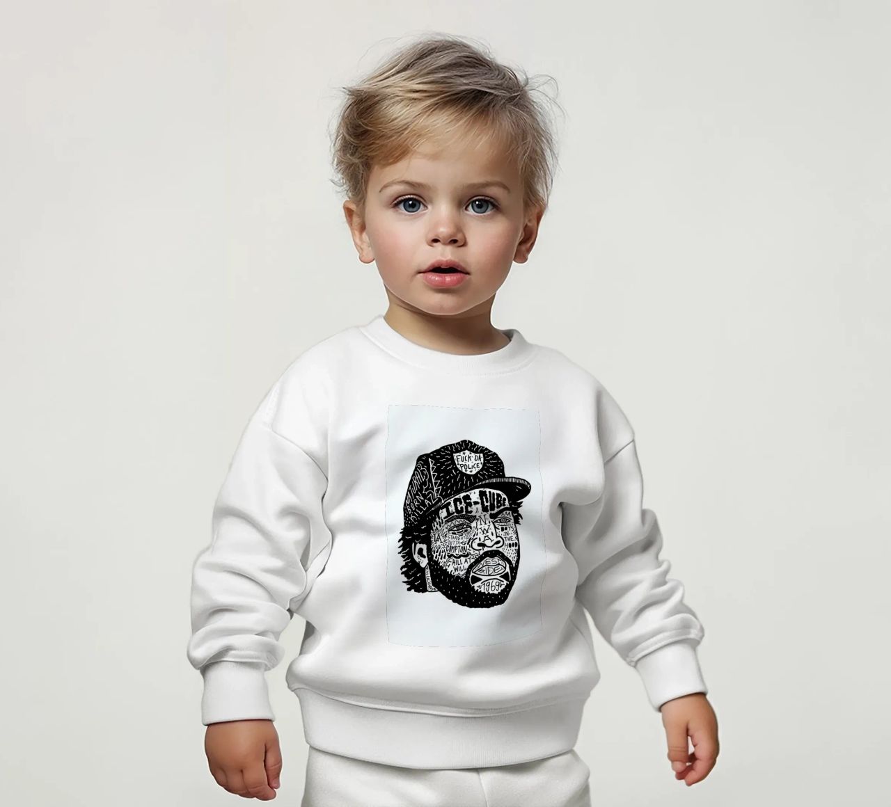 Ice Cube felpa neonato da Nick Cocozza