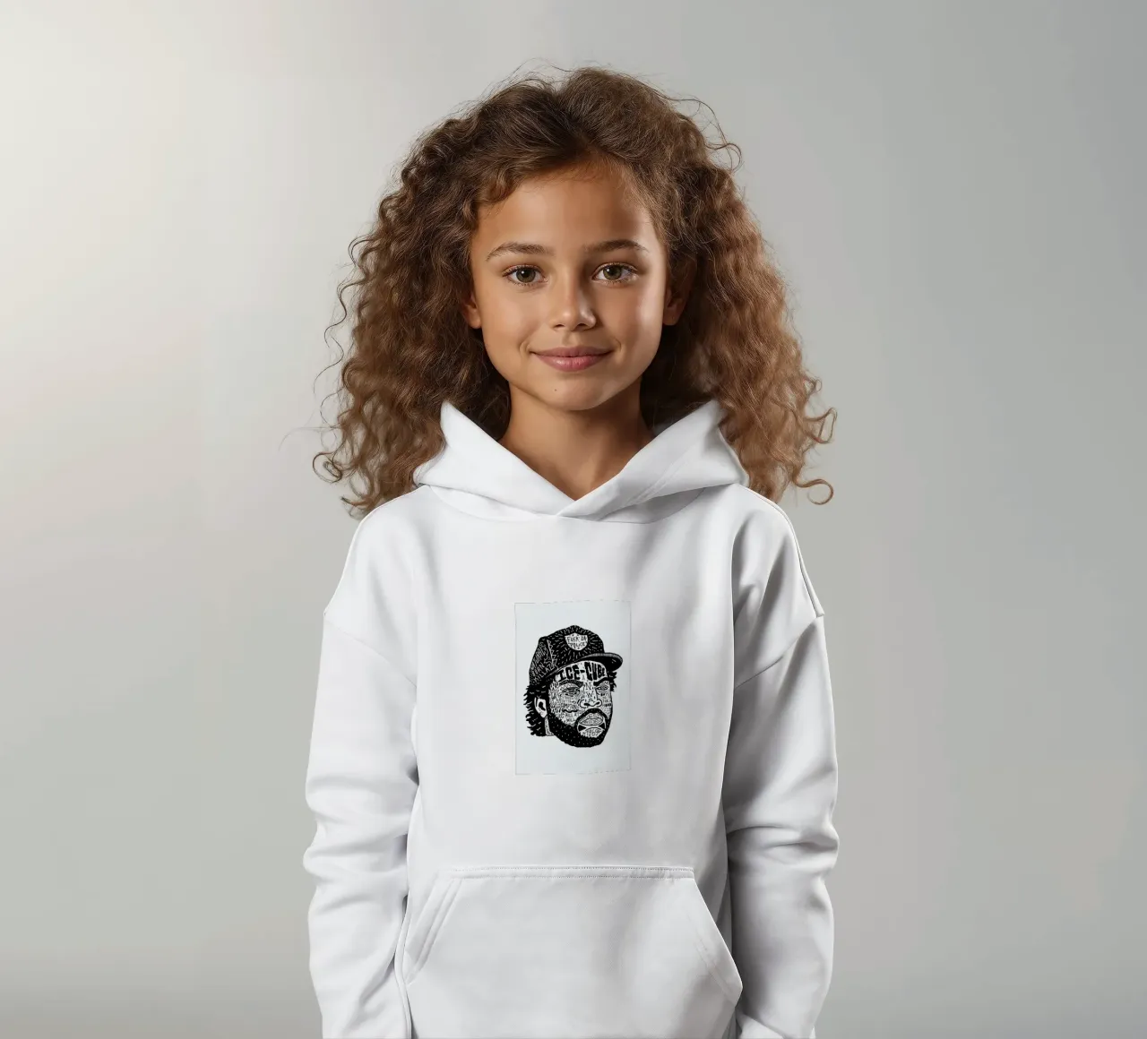 Ice Cube felpa bambino con cappuccio da Nick Cocozza