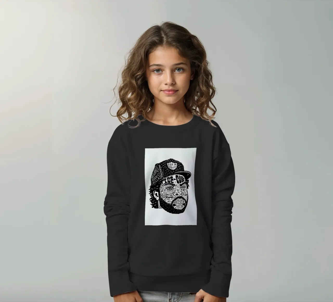 Ice Cube felpa bambino da Nick Cocozza