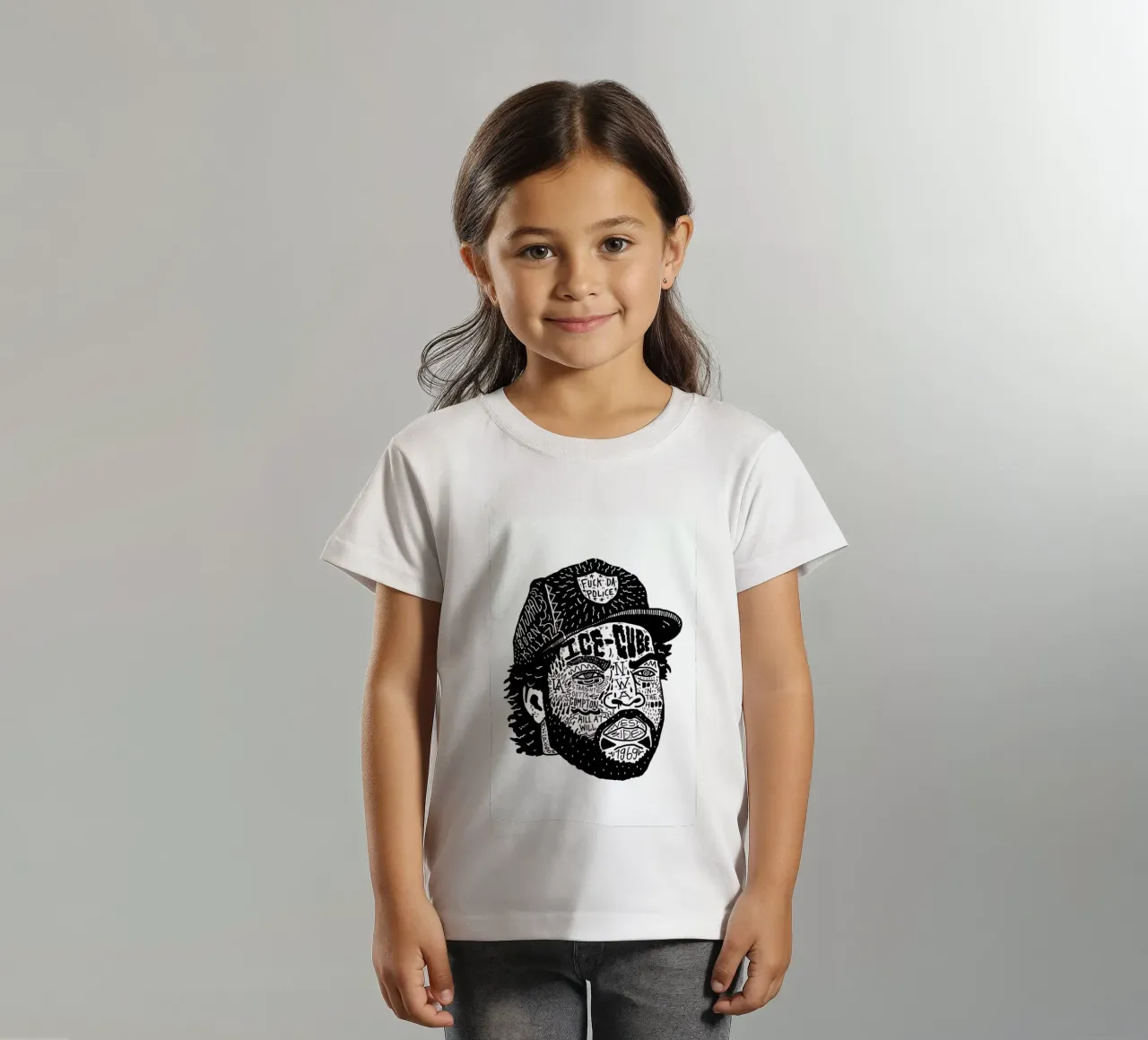 Ice Cube t-shirt bambini da Nick Cocozza