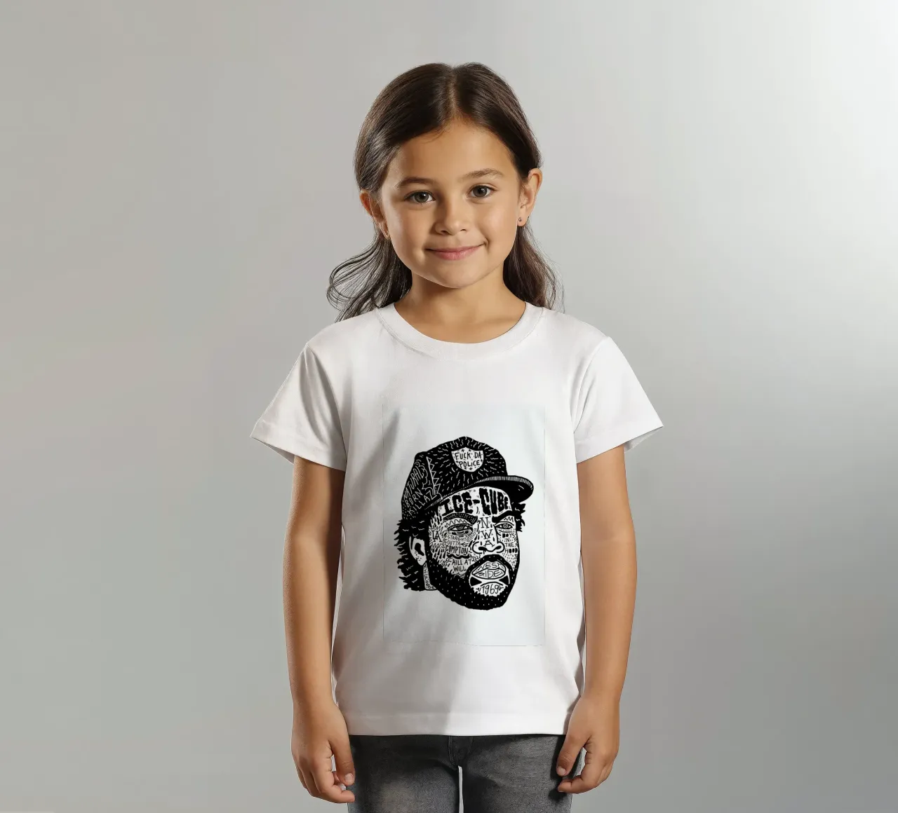 Ice Cube t-shirt bambini da Nick Cocozza