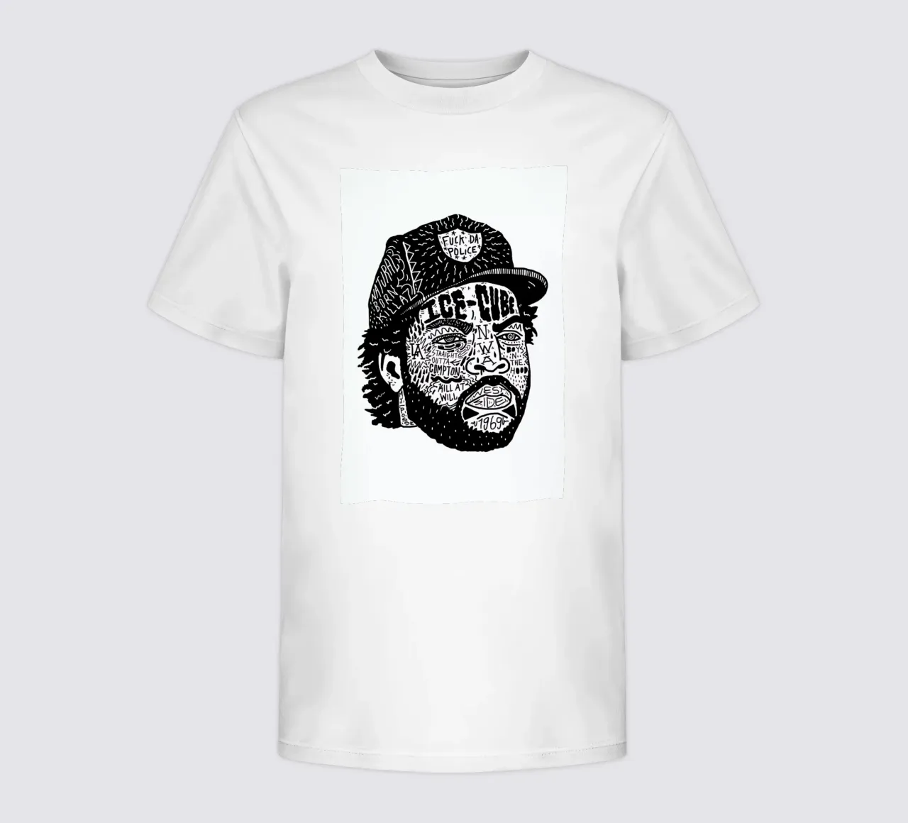 Ice Cube t-shirt bambini da Nick Cocozza