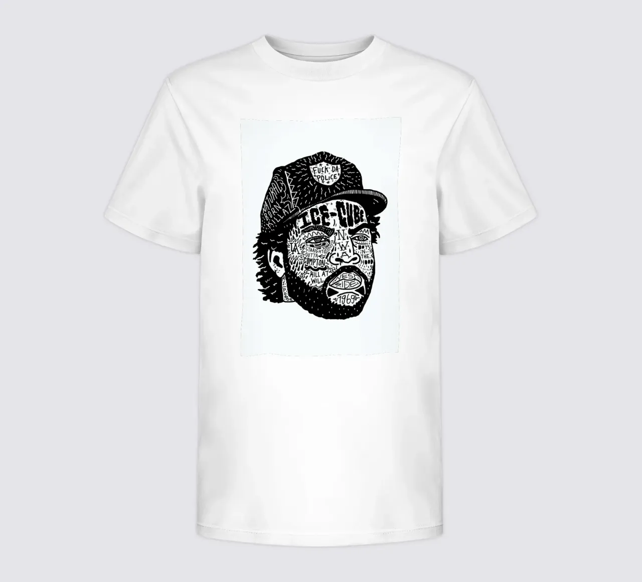 Ice Cube t-shirt bambini da Nick Cocozza