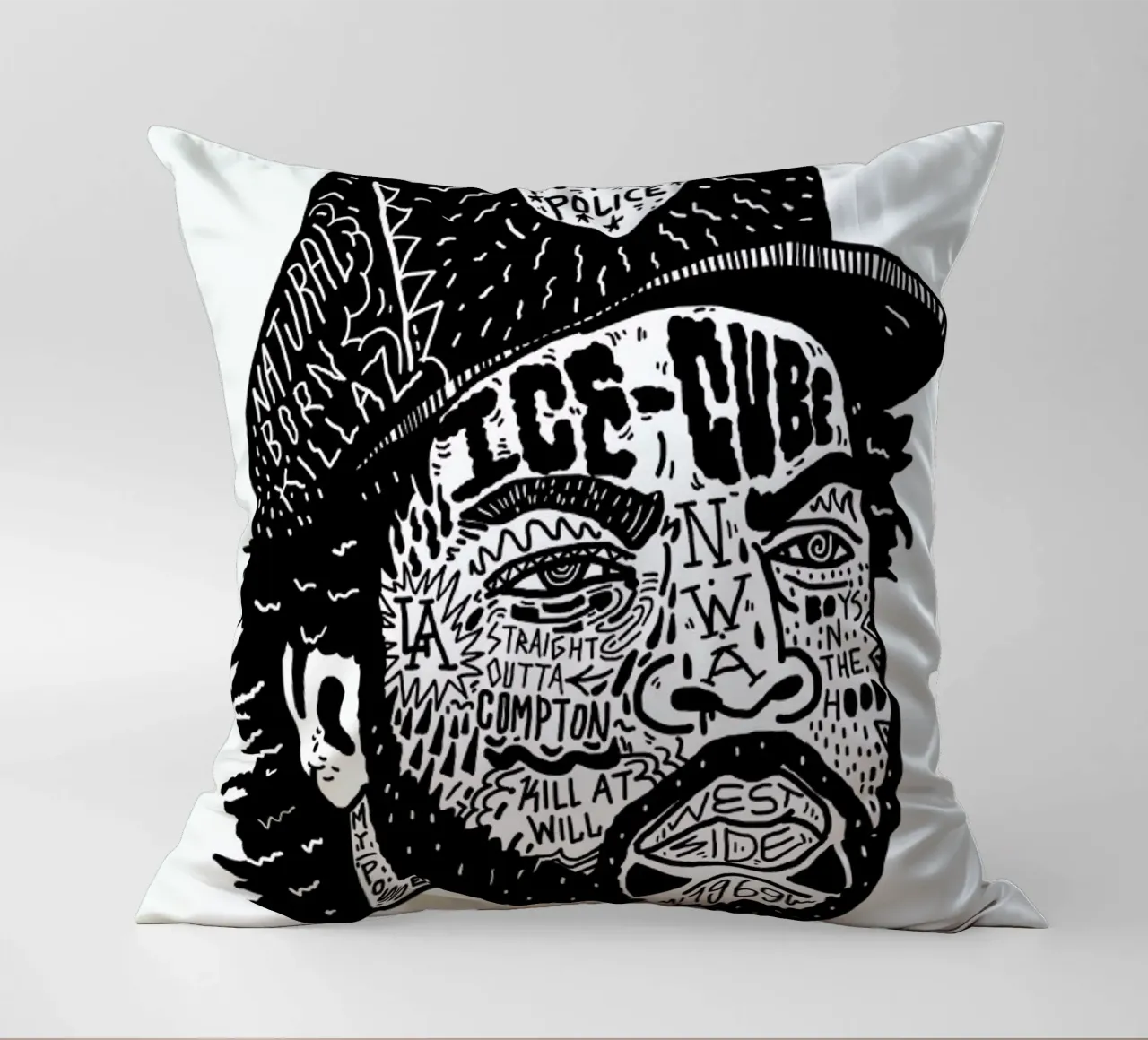 Ice Cube Kissen von Nick Cocozza