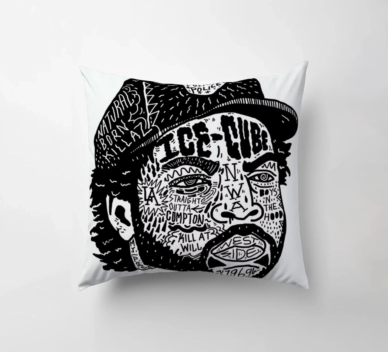 Ice Cube cuscino da Nick Cocozza