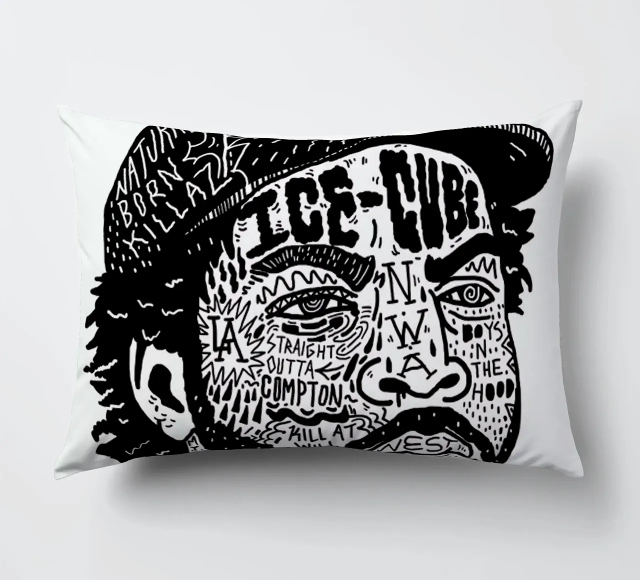 Ice Cube Kissen von Nick Cocozza