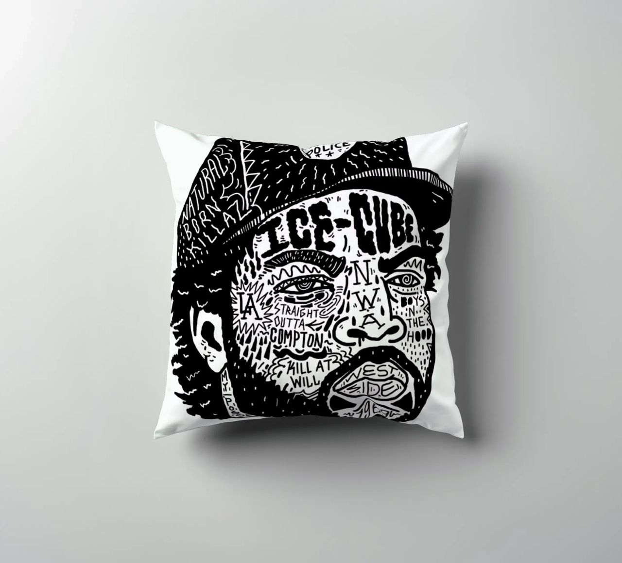 Ice Cube cuscino da Nick Cocozza