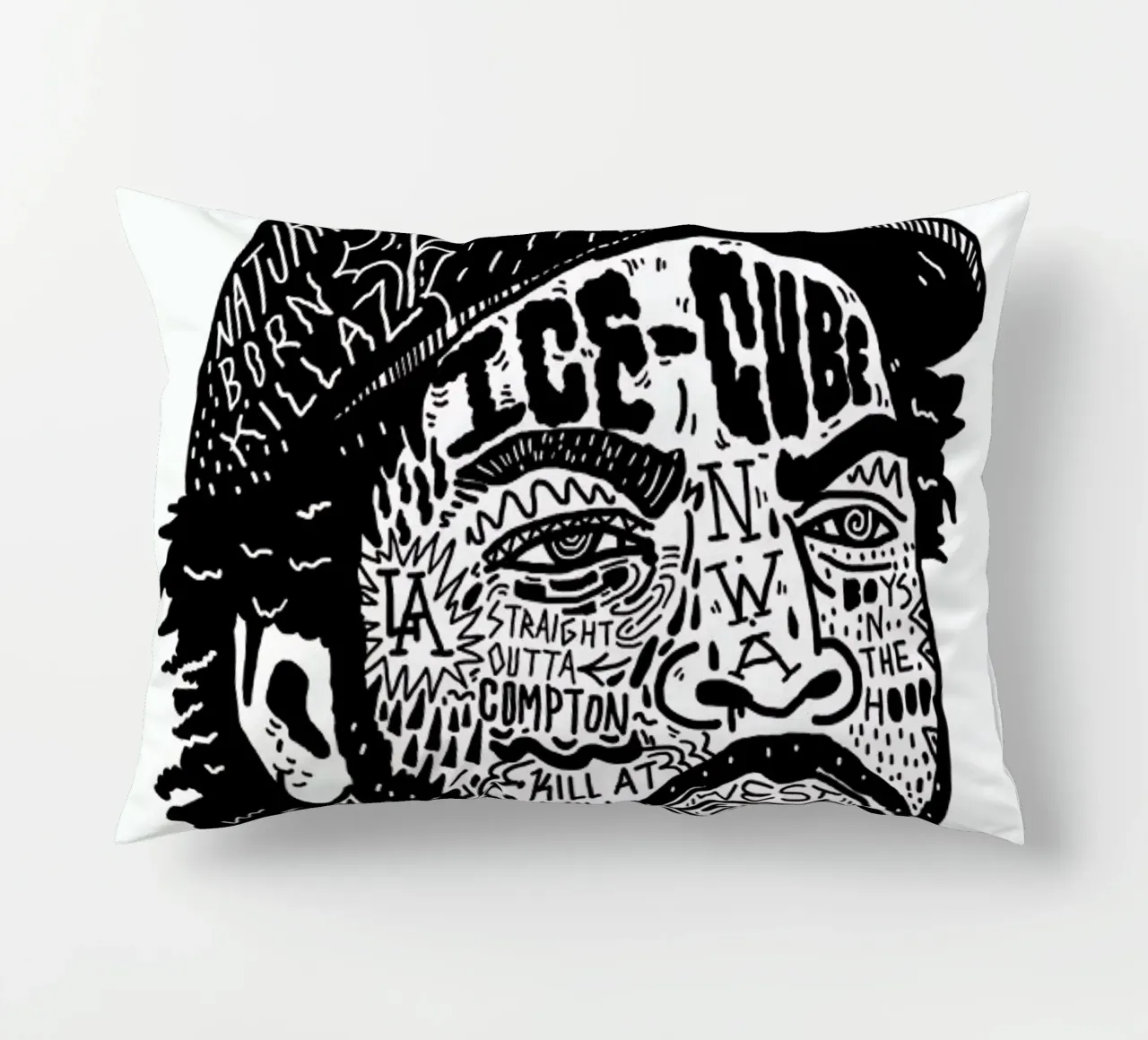 Ice Cube Kissen von Nick Cocozza