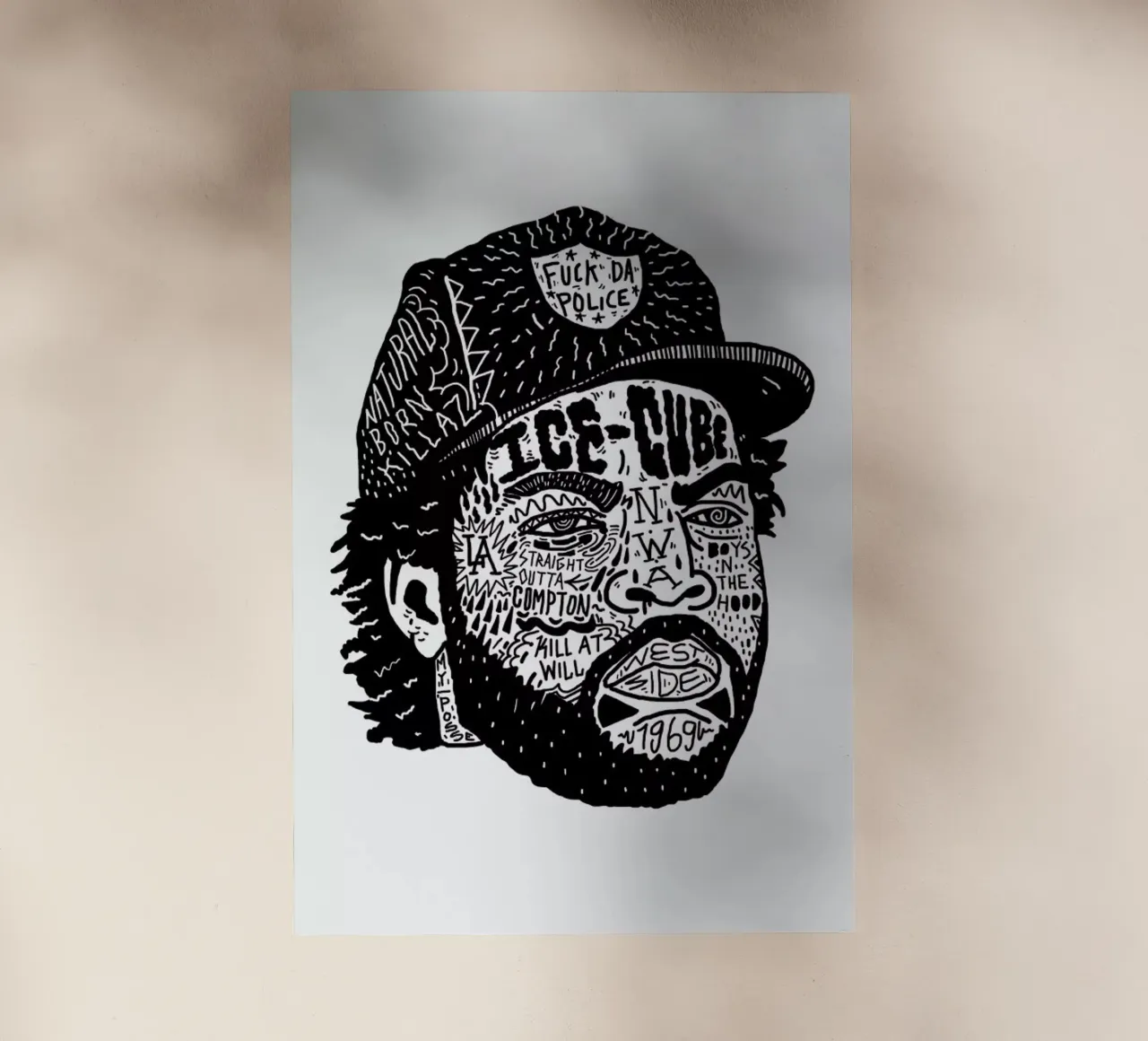 Ice Cube pellicola backlit da Nick Cocozza