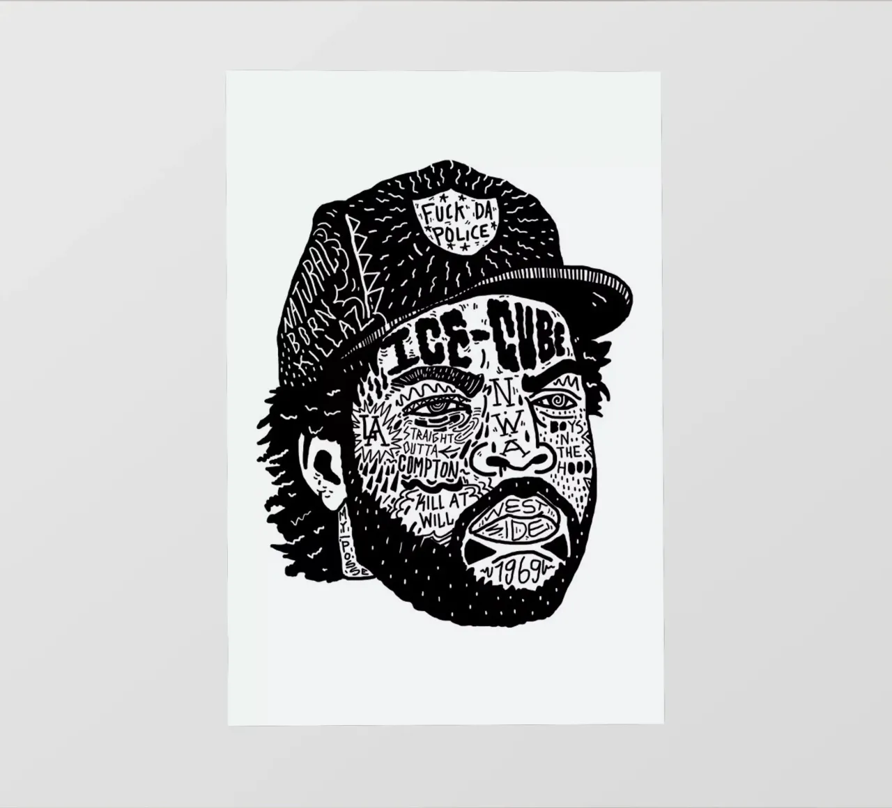 Ice Cube telo in pvc da Nick Cocozza