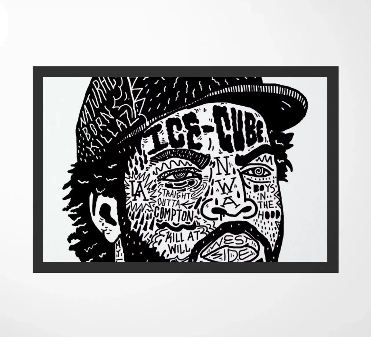 Ice Cube doormat by Nick Cocozza