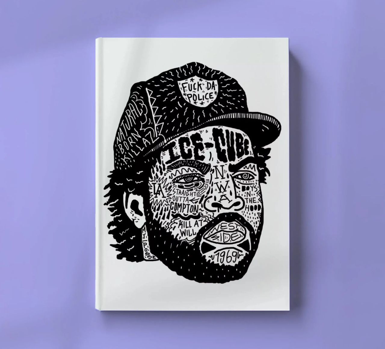 Ice Cube notebook by Nick Cocozza