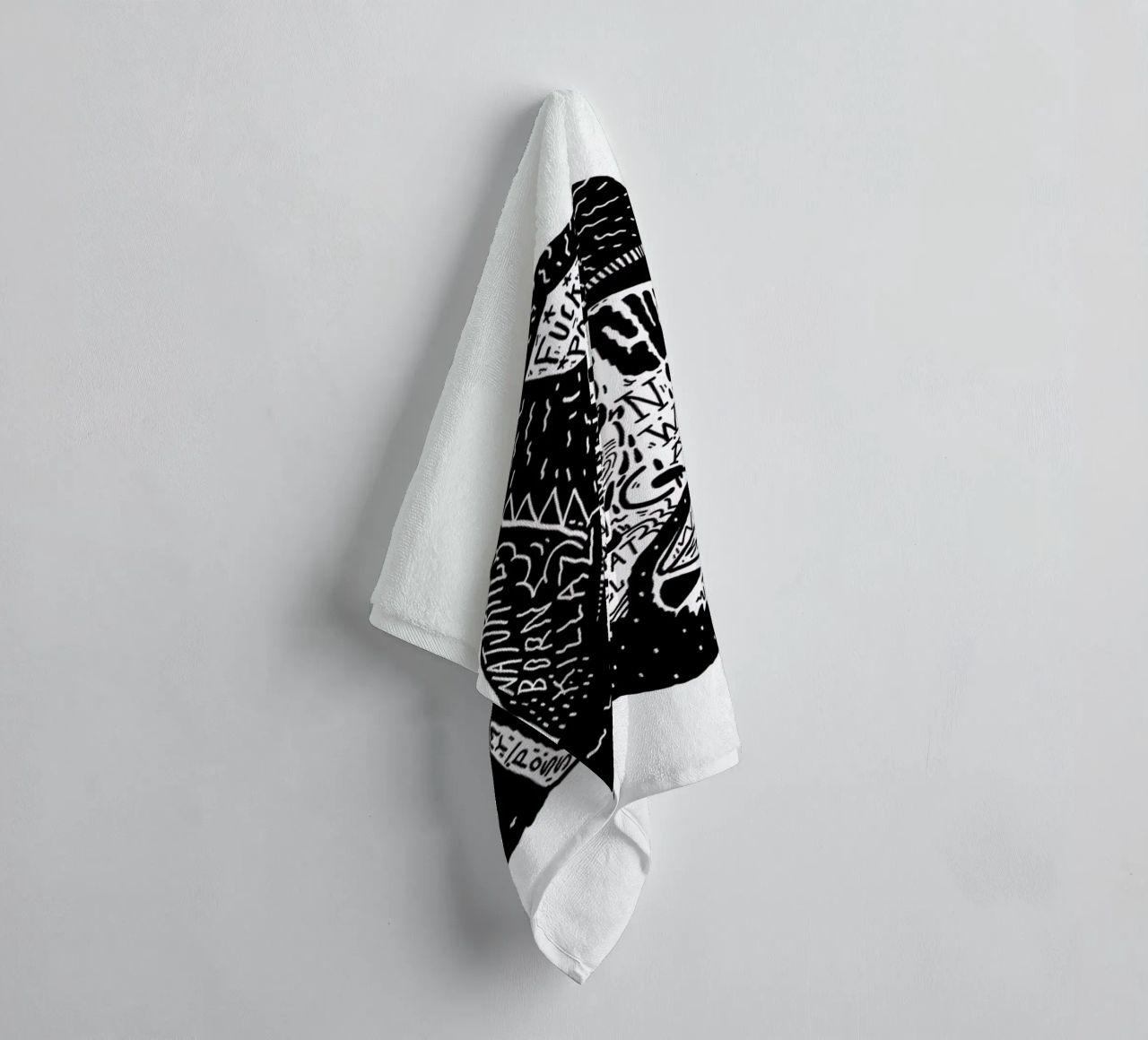 Ice Cube Handtuch von Nick Cocozza