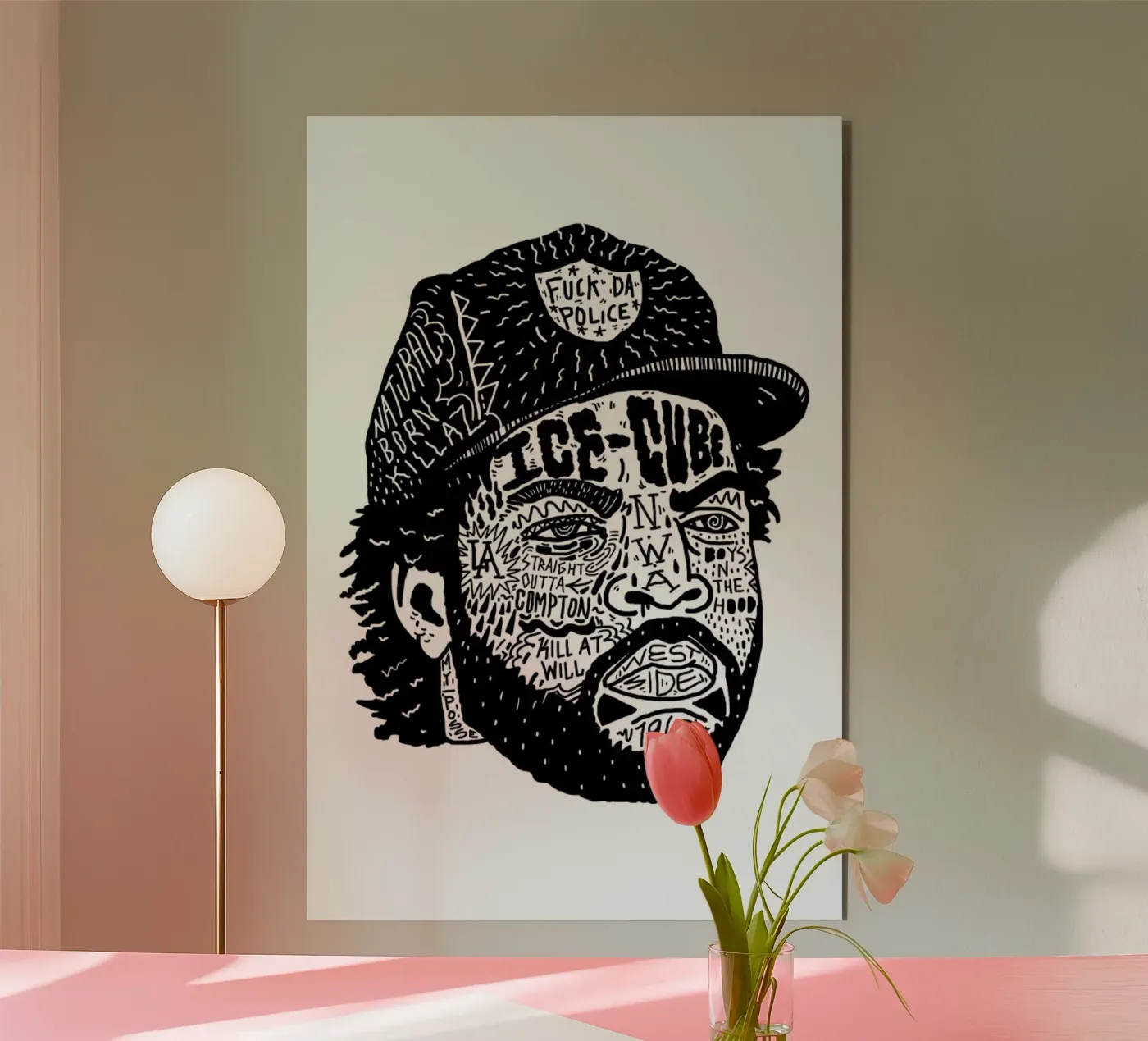 Ice Cube alluminio dibond da Nick Cocozza