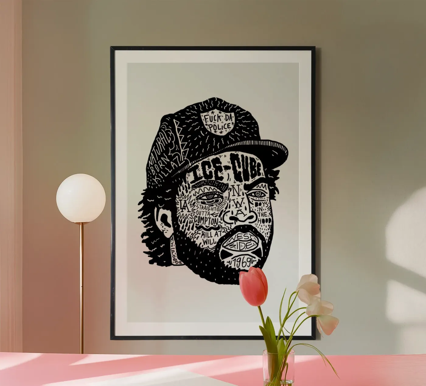 Ice Cube poster da Nick Cocozza