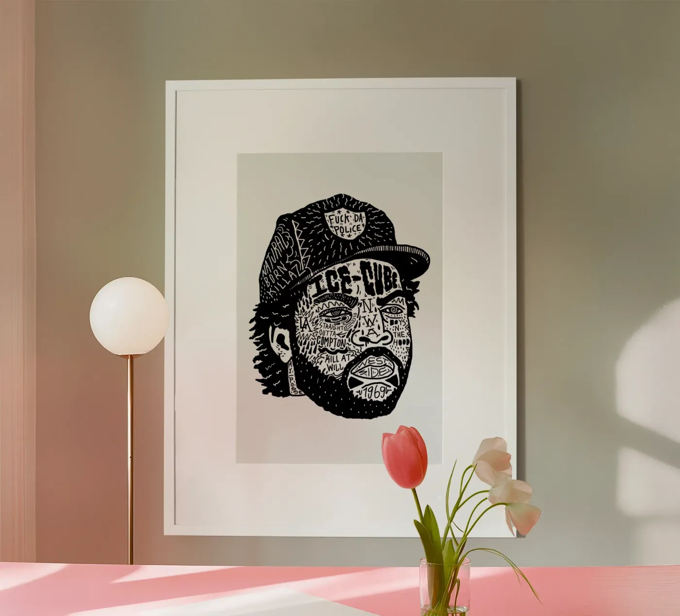 Ice Cube poster da Nick Cocozza
