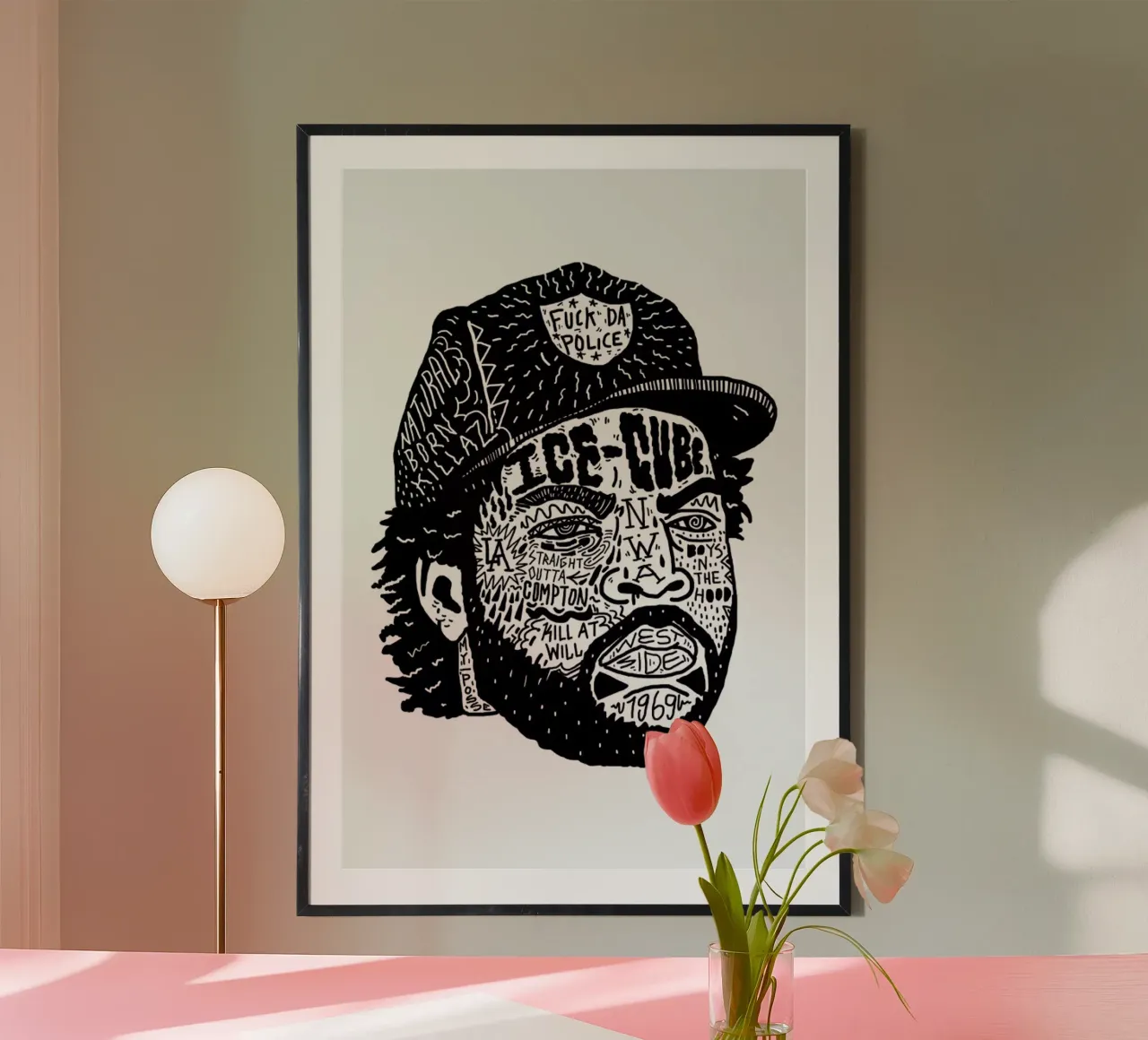 Ice Cube hahnemühle by Nick Cocozza