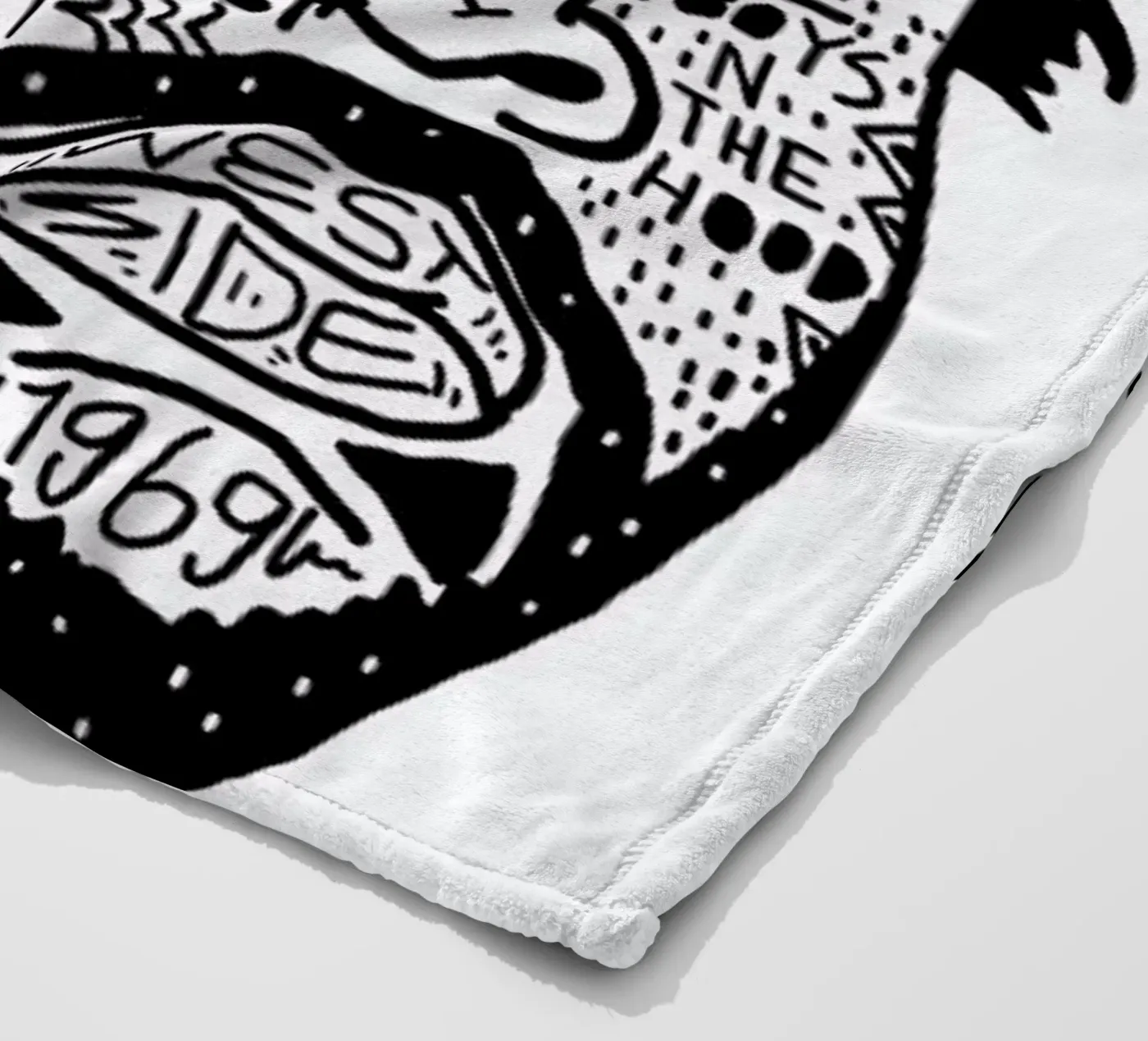 Ice Cube fleece blanket by Nick Cocozza