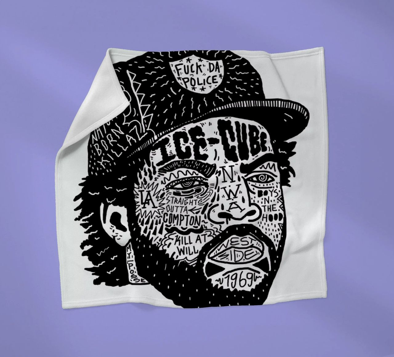 Ice Cube coperta in pile da Nick Cocozza