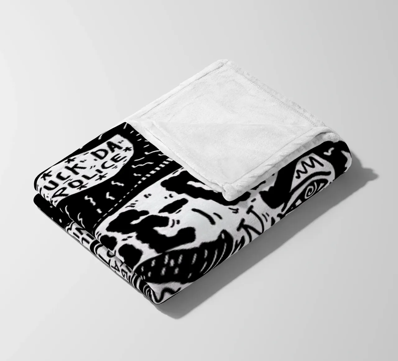 Ice Cube Fleecedecke von Nick Cocozza