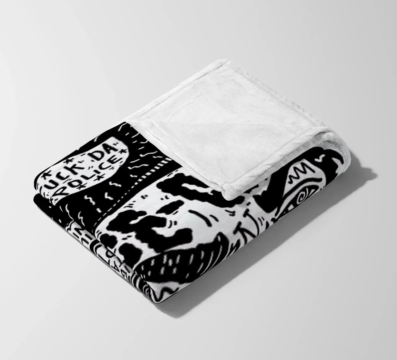 Ice Cube Fleecedecke von Nick Cocozza