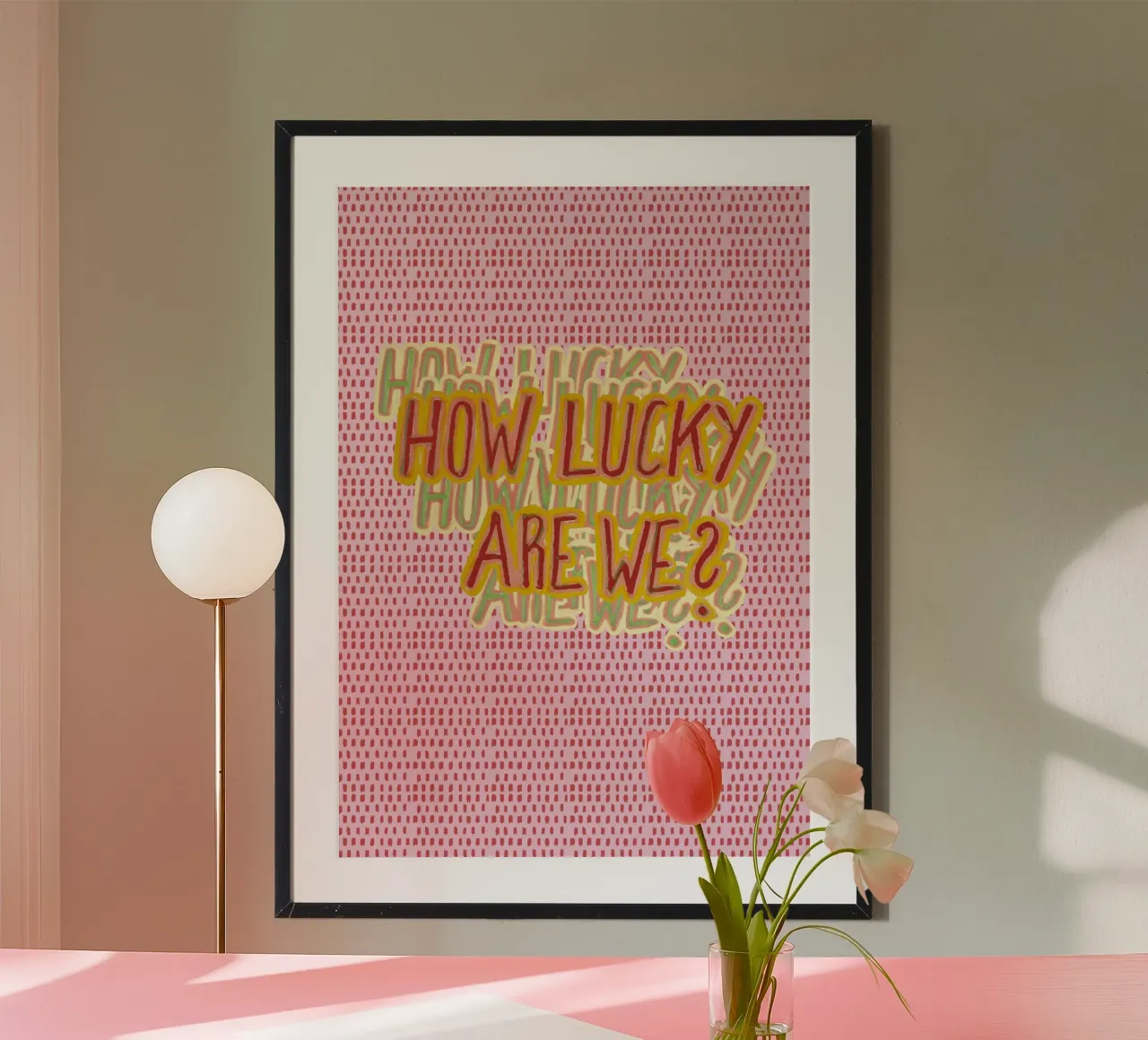 How Lucky Are We? carta hahnemühle da thesoulhugclub