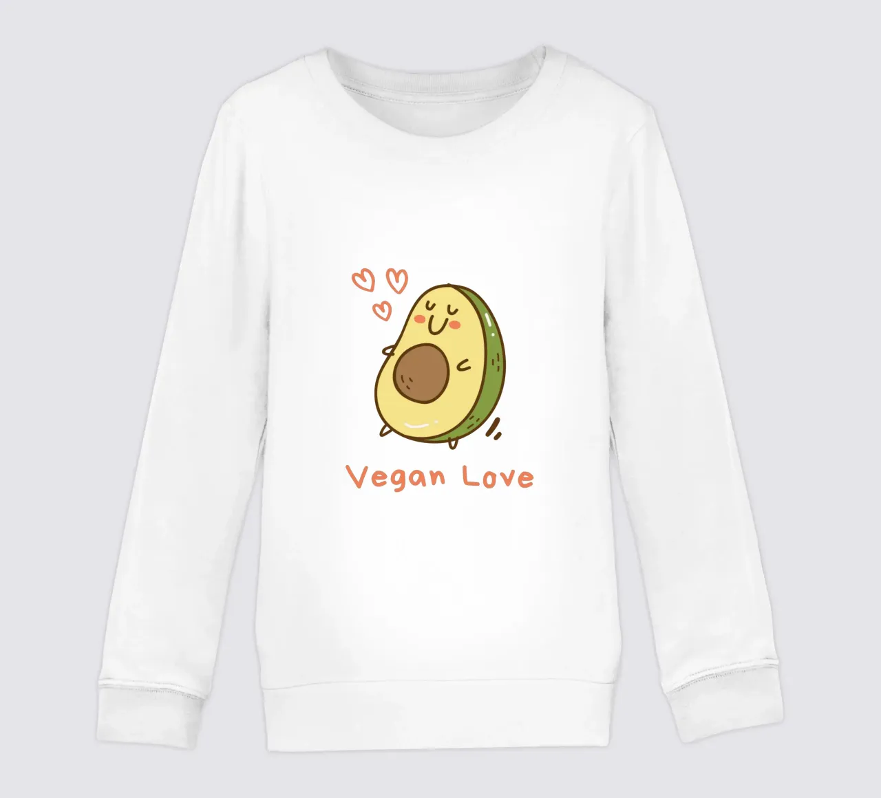 amore vegano felpa bambino da khoailang