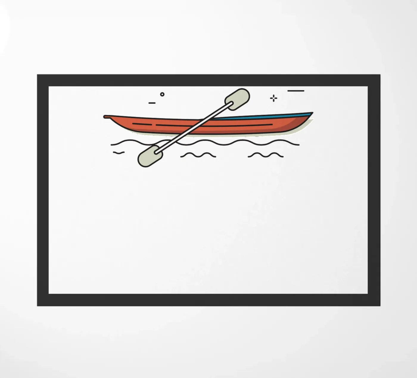 wave Fußmatte von khoailang